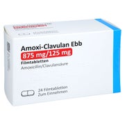 Amoxi-clavulan Ebb 875 Mg/125 Mg Filmtabletten 24 St