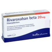 Rivaroxaban Beta 20 Mg Filmtabletten 10 St