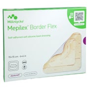 Mepilex Border Flex Schaumverb.haft.15x15 Cm 10 St