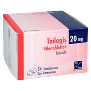 Tadagis 20 Mg Filmtabletten 84 St