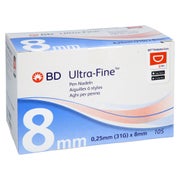 Bd Ultra-fine Pen-nadeln 8 Mm 31 G 0.25 Mm 105 St