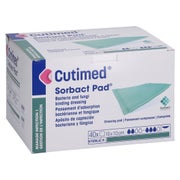 Cutimed Sorbact Pad Kompressen 10x10 Cm 40 St
