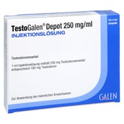 Produktabbildung: Testogalen Depot 250 Mg/ml Injektionslösung 10 St