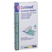 Cutimed Sorbact Hydro Gel Kompressen 7,5x15 Cm 10 St