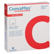 Convamax Superabsorber Nicht Adhäsiv 20x20 Cm 10 St
