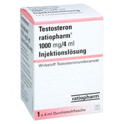 Testosteron-ratiopharm 1000 Mg/4 Ml Inj.-lsg.dsfl. 1 St