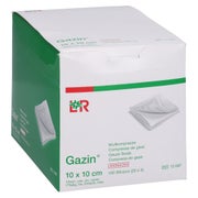 Gazin Mullkomp.10x10 Cm Steril 12fach Groß 20X5 St