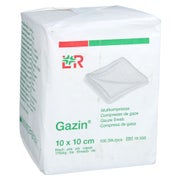 Gazin Mullkomp.10x10 Cm Unsteril 8fach Op 100 St