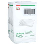 Vliwasoft Vlieskompressen Unsteril 10x10 Cm 6l. 100 St