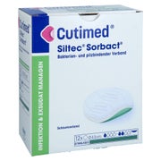 Cutimed Siltec Sorbact Pu-verb.4,5cm O.haftrand 12 St