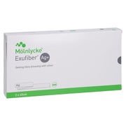 Exufiber Ag+ 2x45 Cm Gelbild.faserverb.m.silber 5 St