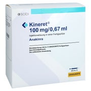 Kineret 100mg/0,67ml Inj.-lsg.graduiert.fertigspr. 28 St