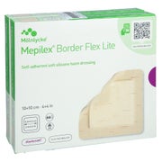 Mepilex Border Flex Lite Schaumverband 10x10 Cm 10 St