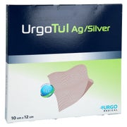 UrgotÜl Silver 10x12 Cm Wundgaze 10 St