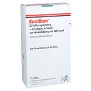 Enstilum 50 µg/g + 0,5 Mg/g Schaum Z.anw.a.d.haut 2X60 g