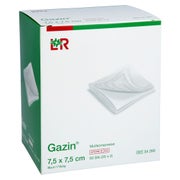 Gazin Mullkomp.7,5x7,5 Cm Steril 8fach 25X2 St