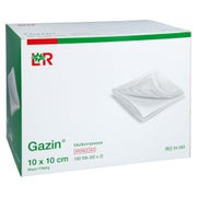 Gazin Mullkomp.10x10 Cm Steril 8fach 50X2 St