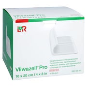 Vliwazell Pro Superabsorb.kompr.steril 10x20 Cm 10 St